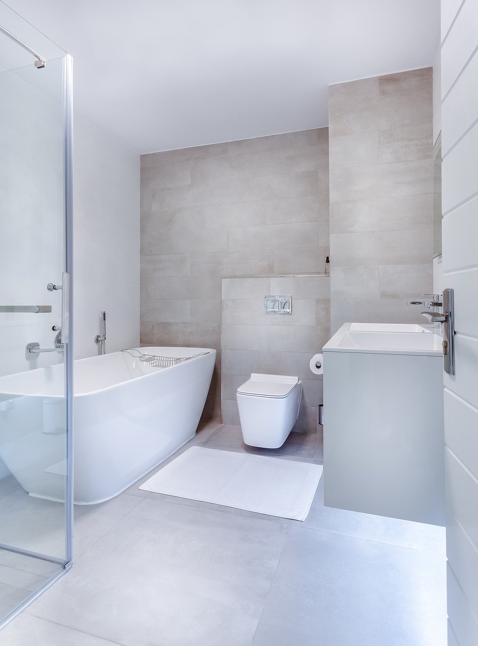 modern minimalist bathroom, interior, toilet-3150293 modern minimalist bathroom, interior, toilet